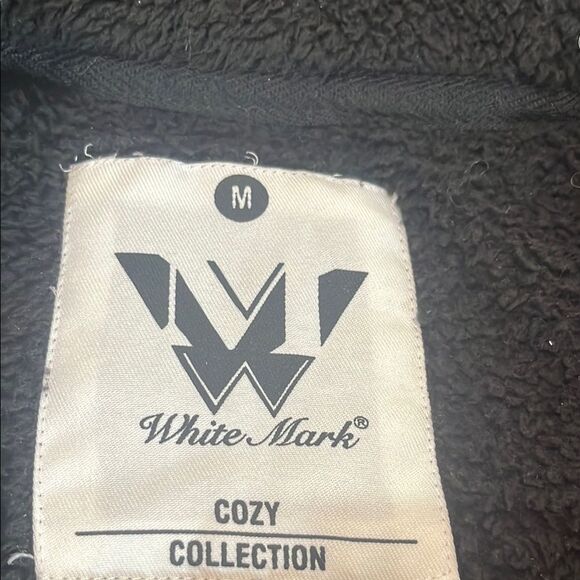 White Mark Black Teddy Jacket - Picture 3 of 4
